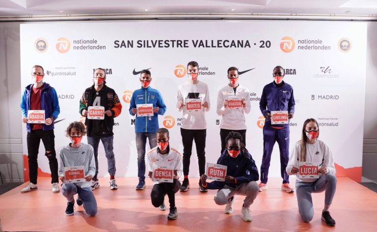 Presentación de los principales atletas de la San Silvestre Vallecana