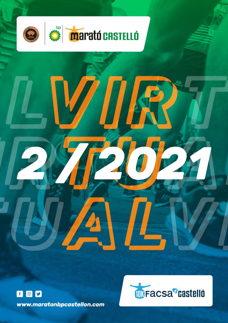 Cartel Marató Castelló Virtual 2021