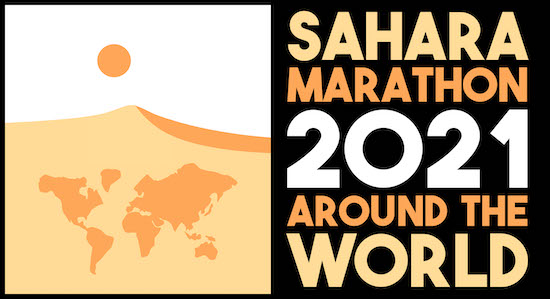 Cartel El Sahara Marathon 2021 se celebrará de forma virtual