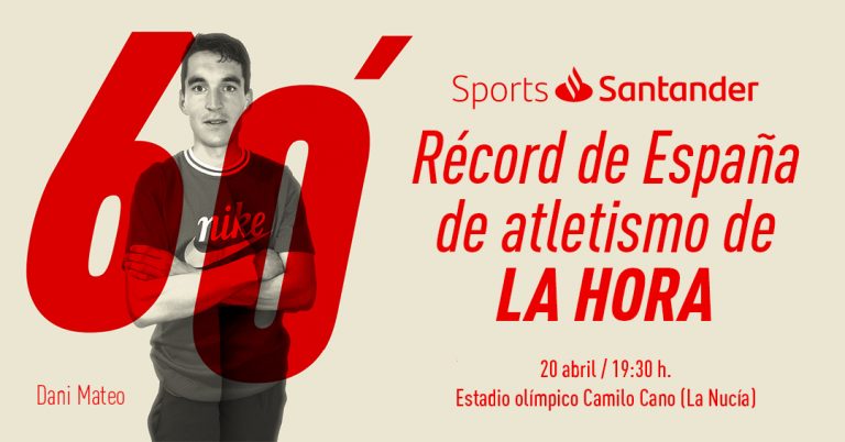 Dani Mateo intentará el Récord de España de la Hora en pista