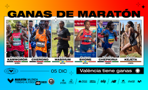 Élite del Maratón Valencia