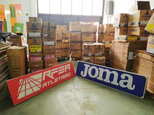 Los envíos de JOMA y RFEA a La Palma