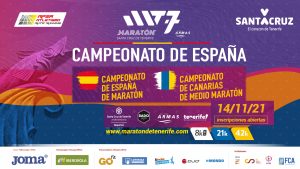Cartel Maratón Tenerife 2021