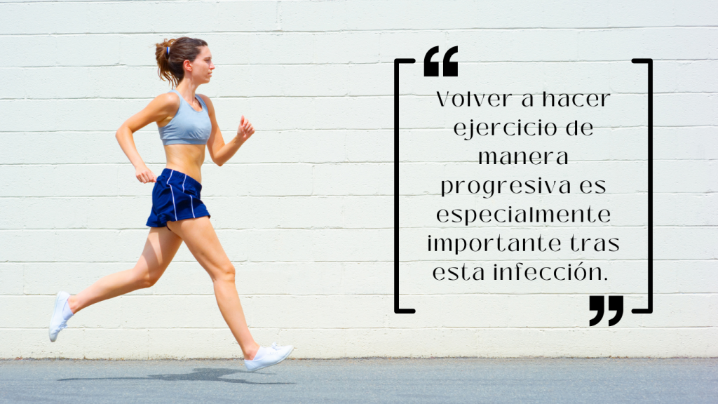 Seis claves para retomar la actividad física tras la COVID-19.
Volver a hacer ejercicio de manera progresiva es especialmente importante tras esta infección.