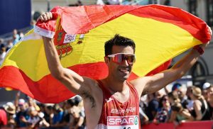 Miguel Ángel López marcha