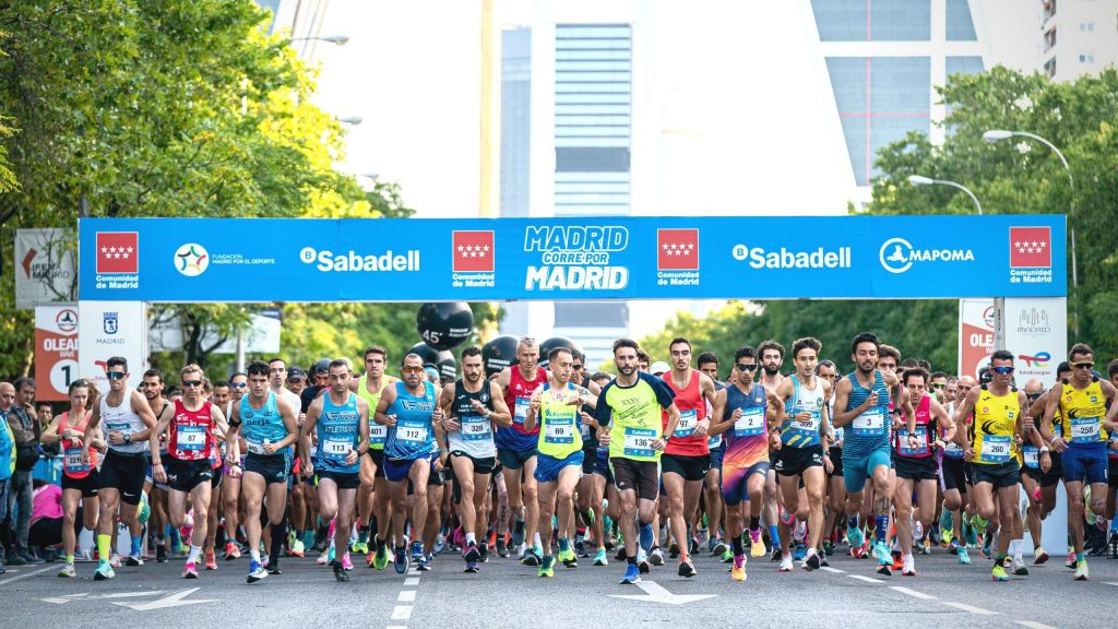 Éxito en la Madrid corre por Madrid con 9000 participantes en su nuevo recorrido