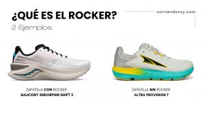 ¿Qué es el rocker de la zapatilla?