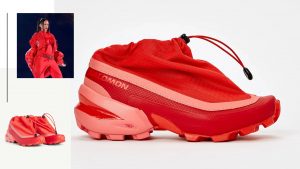 El "pelotazo" las Salomon de Rihanna en la Super Bowl