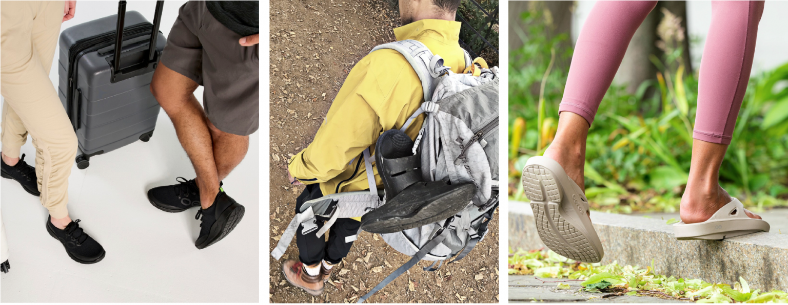 OOFOS Sandalo Slide Leggero Originale Scarpe Da Recupero, Uomo 4 Donna 6 - Foto 7