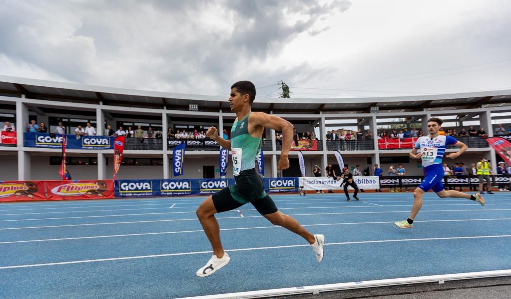 Récord de España de 100 metros