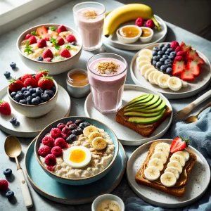 desayuno antes correr