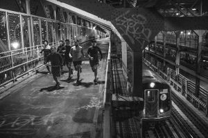 carrera por la tarde