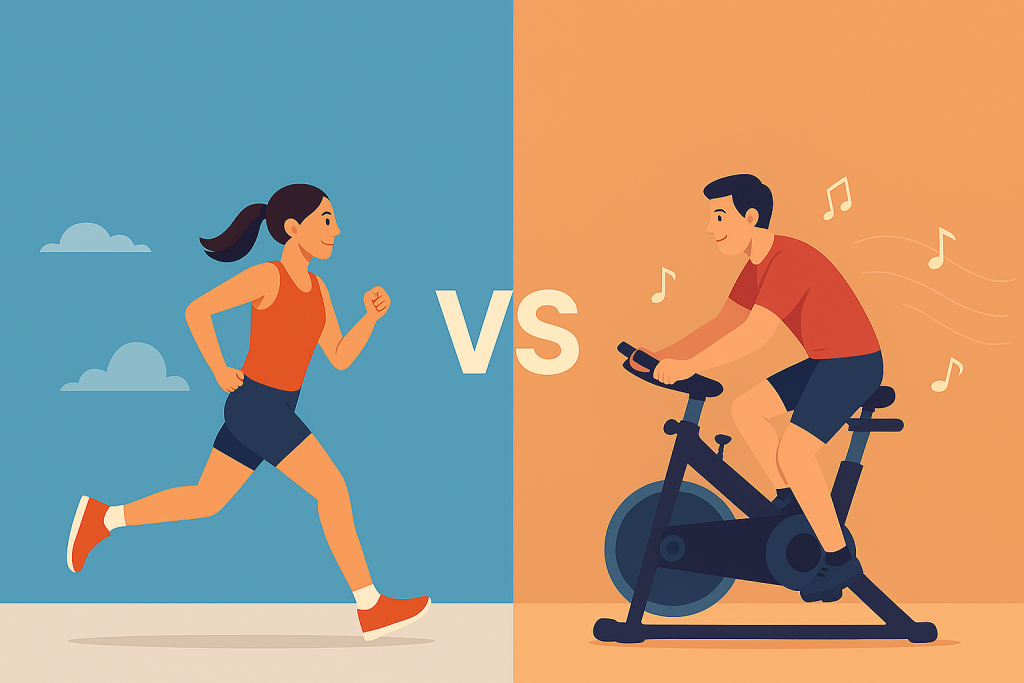 correr o spinning