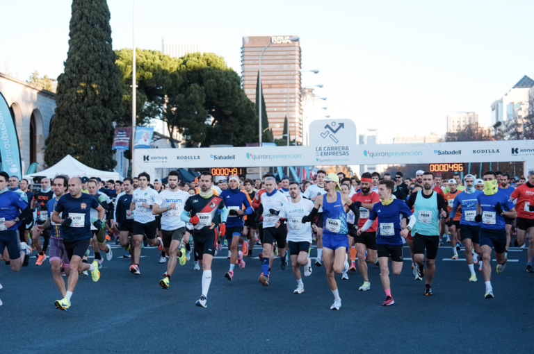 Más de 30.000 corredores tomarán la Castellana en la Quirónprevención Carrera de las Empresas 2025