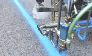 línea azul Zurich Marató Barcelona