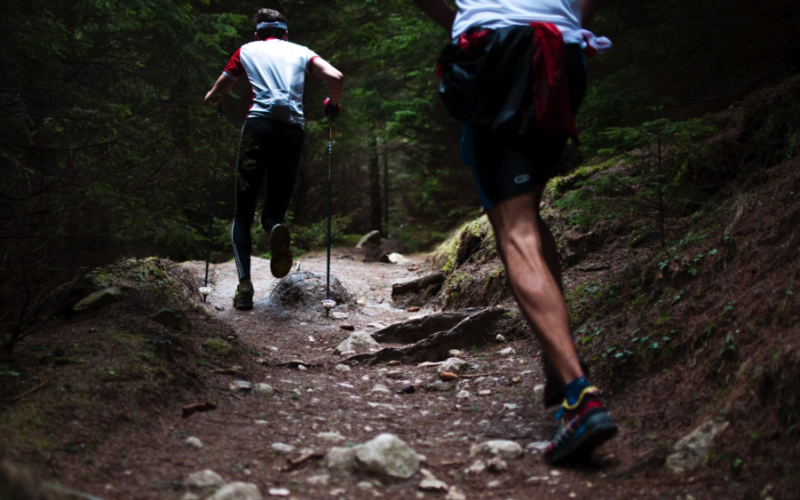 Corredores por montaña