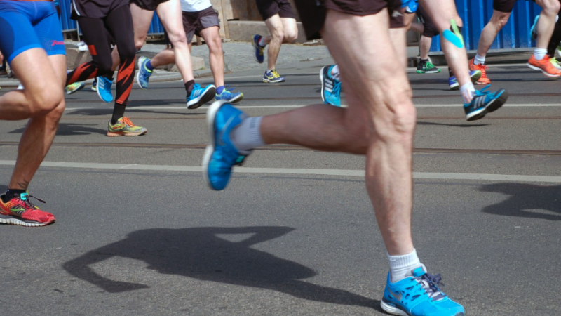 Piernas de corredores