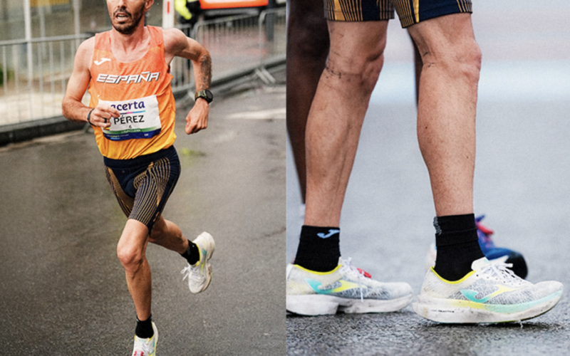 Chiki Pérez estrena el prototipo Joma RS9000