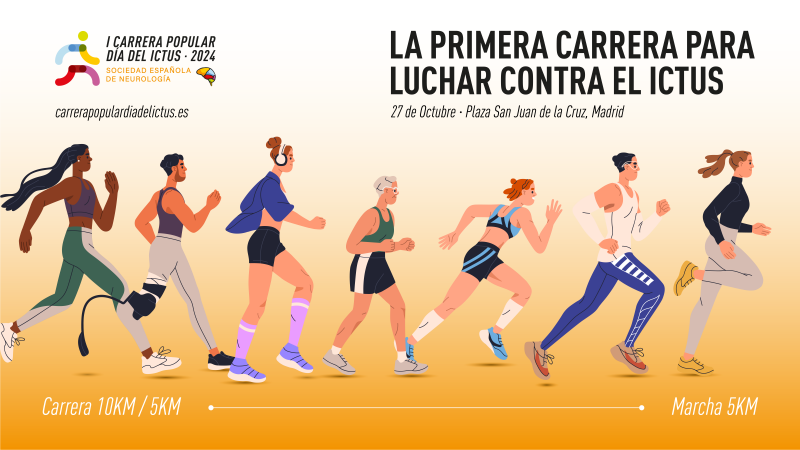 Cartel carrera del ictus