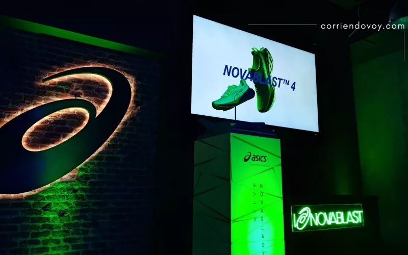 Asics presenta oficialmente en Madrid, la Novablast 4