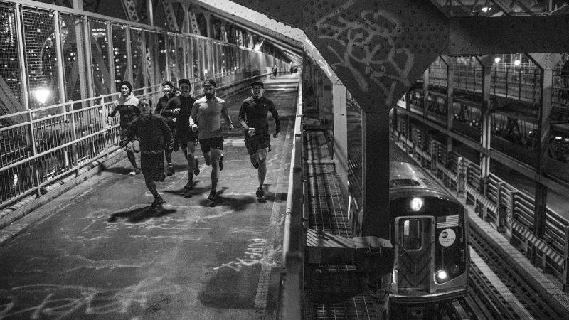 carrera por la tarde