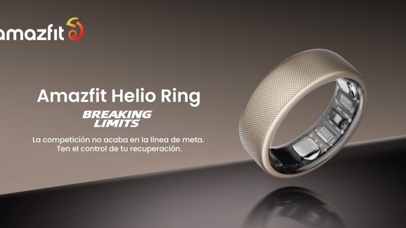 El Amazfit Helio Ring llega a Europa para revolucionar la recuperación atlética