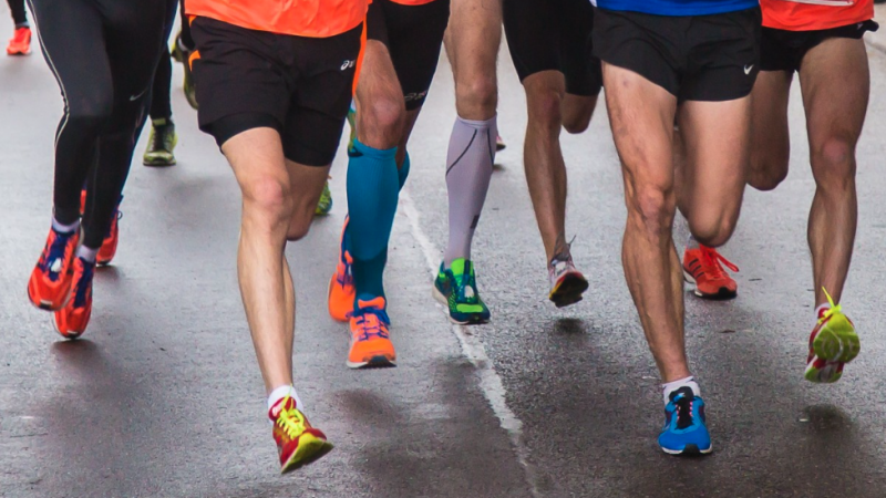 Piernas de corredores