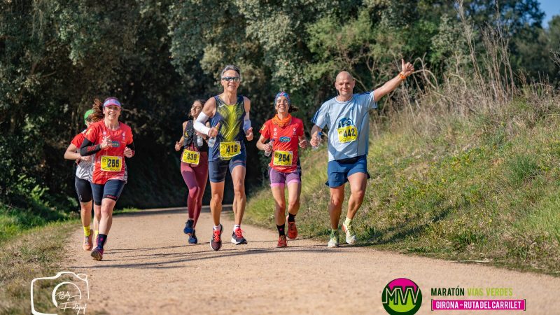 Éxito rotundo de la 10ª edición de Maratón Vías Verdes Girona